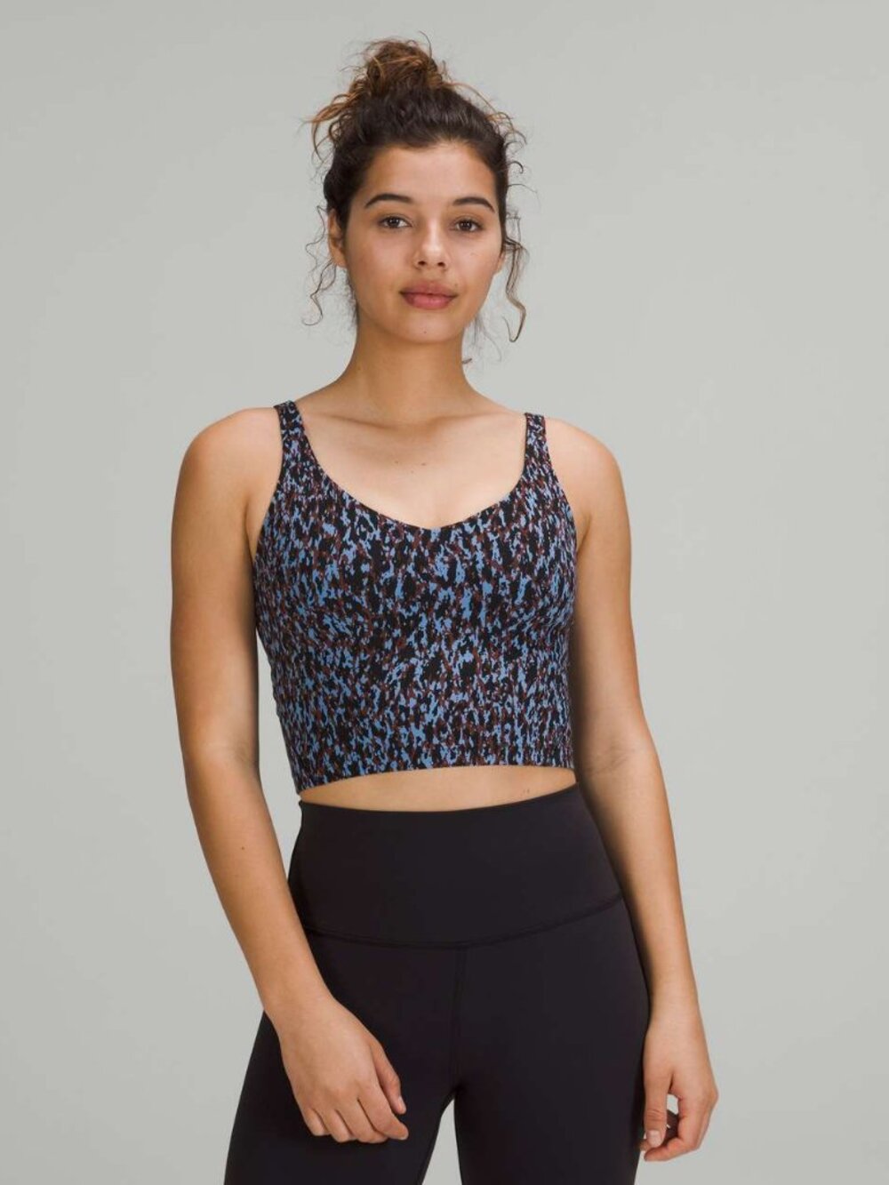 Lululemon Align Tank Top - Leopard Camo Blue Nile Multi - size 4